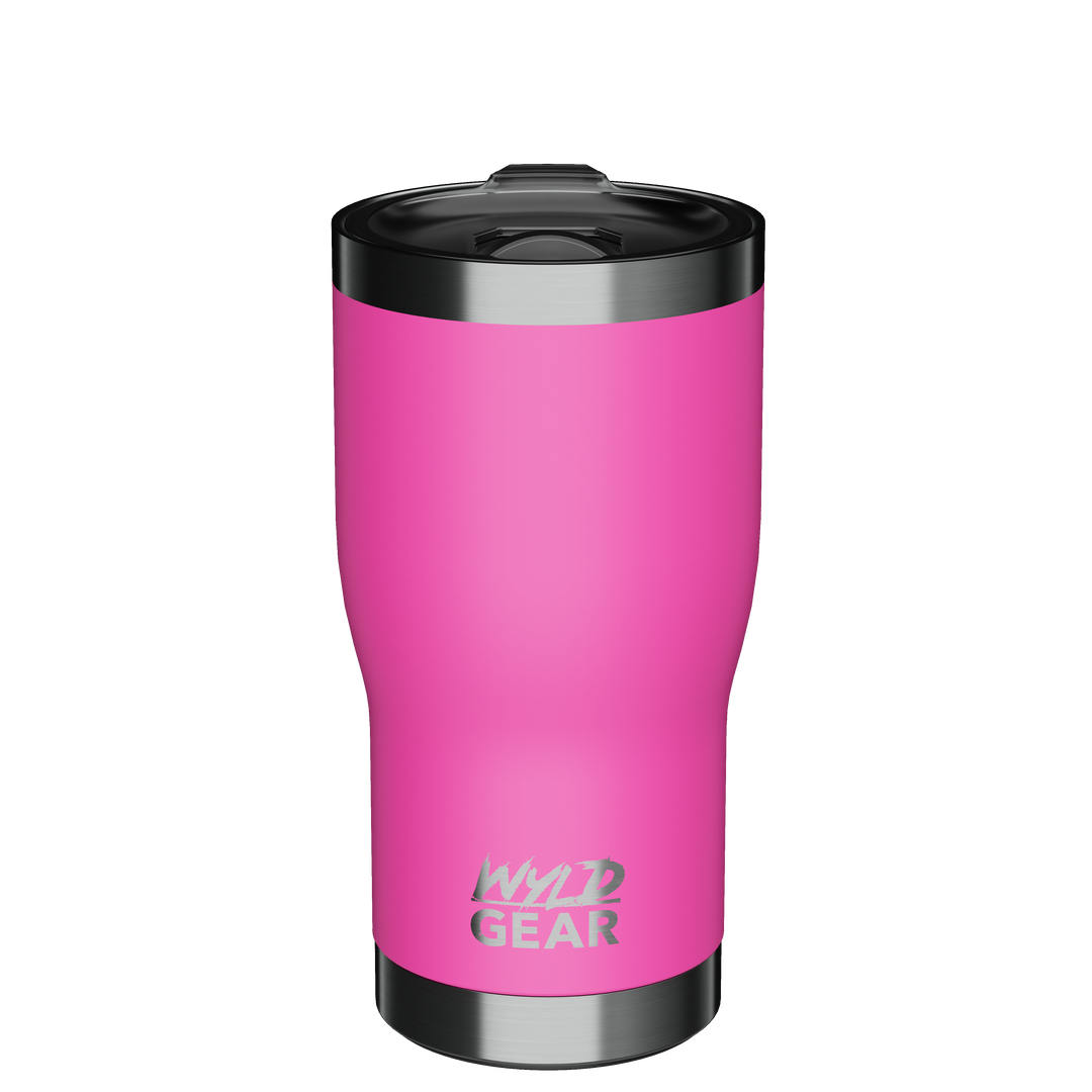 20 oz Tumbler Wyld Gear Cup 20oz_Front_Pink