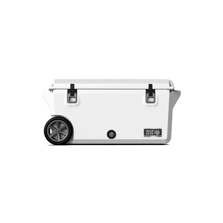 75 Quart Cooler Ice Chest With Wheels Wyld Gear white