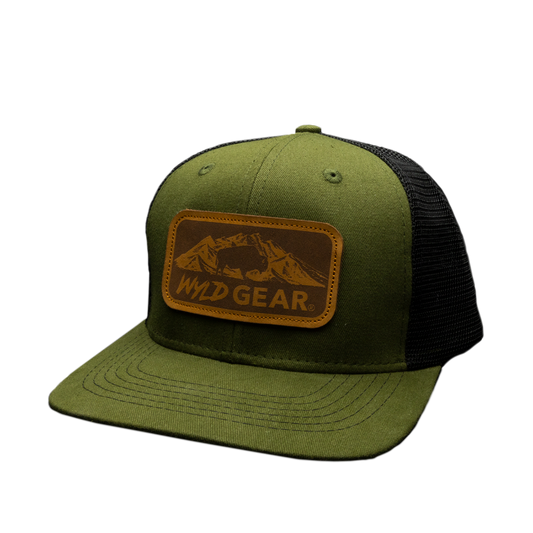 BUFFALO PATCH - GREEN SNAPBACK HAT